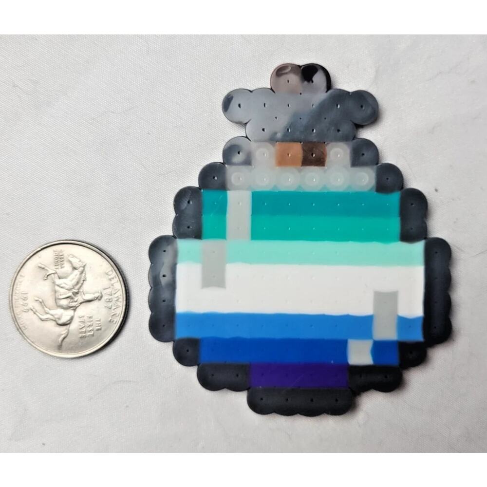 Gay (7 Stripe) LGBT Potion Perler Pixel Art